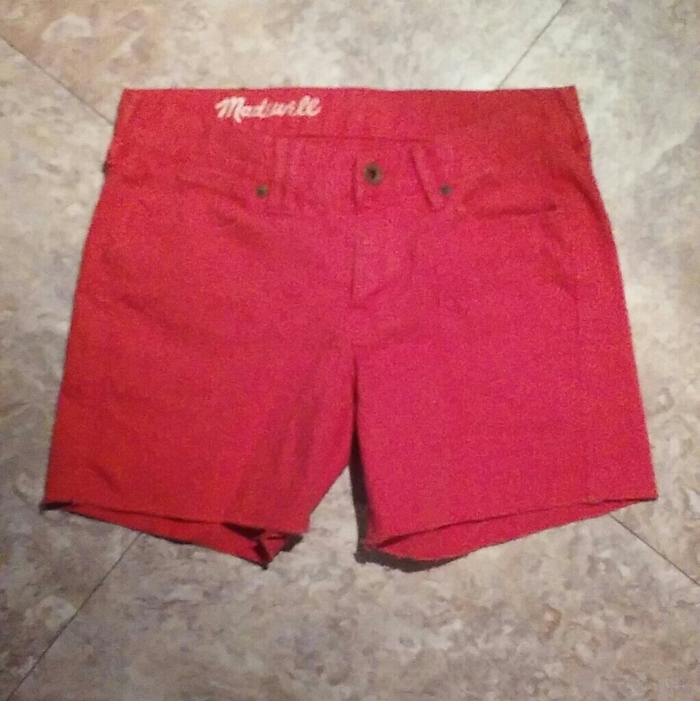 Madewell denim cutoff shorts, size 25